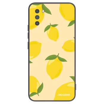 Picasee Μαύρη θήκη σιλικόνης για Xiaomi Poco M3 - Limoncella