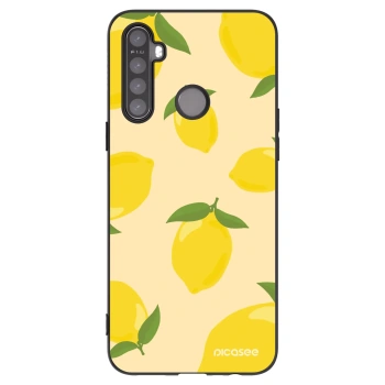 Picasee Μαύρη θήκη σιλικόνης για Realme 6i - Limoncella