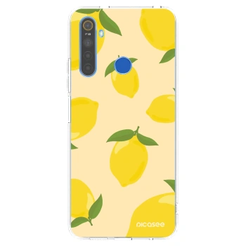 Picasee διαφανής θήκη σιλικόνης Realme 5 - Limoncella