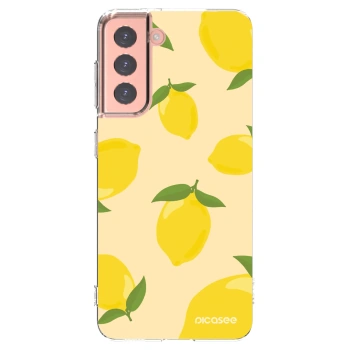 Picasee διαφανής θήκη σιλικόνης Samsung Galaxy S21 5G G991B - Limoncella