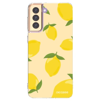 Picasee διαφανής θήκη σιλικόνης Samsung Galaxy S21+ 5G G996F - Limoncella