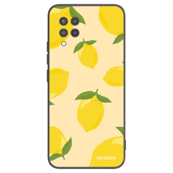 Picasee Μαύρη θήκη σιλικόνης για Samsung Galaxy A42 A426B - Limoncella