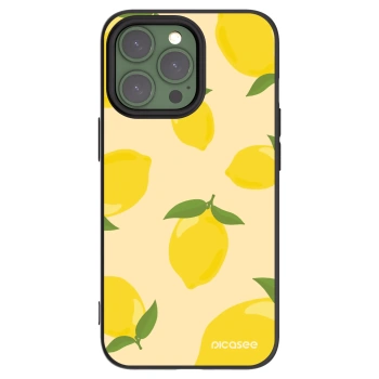 Picasee Μαύρη θήκη σιλικόνης για Apple iPhone 13 Pro - Limoncella