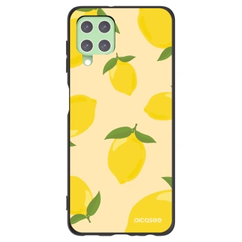 Picasee Μαύρη θήκη σιλικόνης για Samsung Galaxy A22 A225F 4G - Limoncella