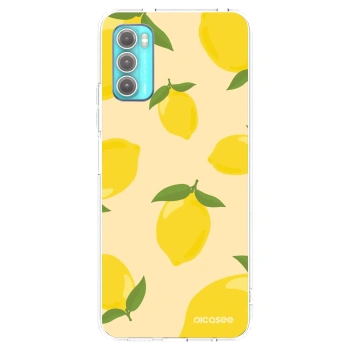 Picasee διαφανής θήκη σιλικόνης Motorola Moto G60 - Limoncella