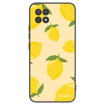 Picasee Μαύρη θήκη σιλικόνης για Realme 8i - Limoncella