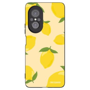 Picasee Μαύρη θήκη σιλικόνης για Huawei Nova 9 SE - Limoncella