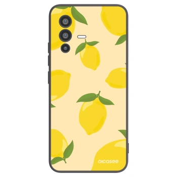 Picasee Μαύρη θήκη σιλικόνης για Vivo V23 5G - Limoncella