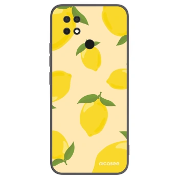 Picasee Μαύρη θήκη σιλικόνης για Xiaomi Redmi 10C - Limoncella