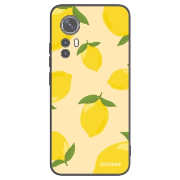 Picasee Μαύρη θήκη σιλικόνης για Xiaomi 12X - Limoncella