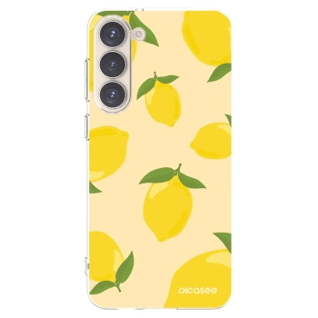 Picasee διαφανής θήκη σιλικόνης Samsung Galaxy S23+ 5G - Limoncella