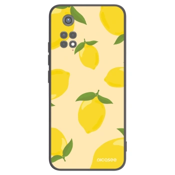 Picasee Μαύρη θήκη σιλικόνης για Xiaomi Redmi Note 11S 5G - Limoncella