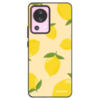 Picasee Μαύρη θήκη σιλικόνης για Xiaomi 13 Lite - Limoncella