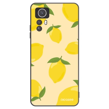 Picasee Μαύρη θήκη σιλικόνης για Xiaomi Redmi Note 12S - Limoncella