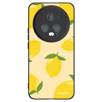 Picasee Μαύρη θήκη σιλικόνης για Honor Magic5 Pro - Limoncella