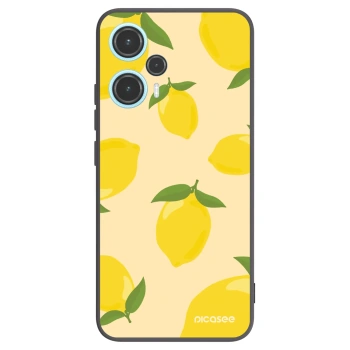 Picasee Μαύρη θήκη σιλικόνης για Xiaomi Poco F5 - Limoncella