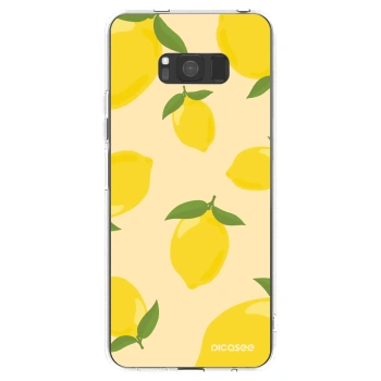 Picasee διαφανής θήκη σιλικόνης Samsung Galaxy S8 G950F - Limoncella