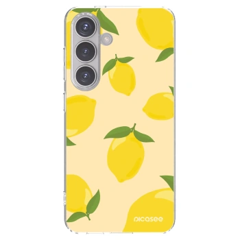 Picasee διαφανής θήκη σιλικόνης Samsung Galaxy S24 S921B 5G - Limoncella