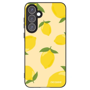 Picasee Μαύρη θήκη σιλικόνης για Samsung Galaxy A55 5G A556B - Limoncella