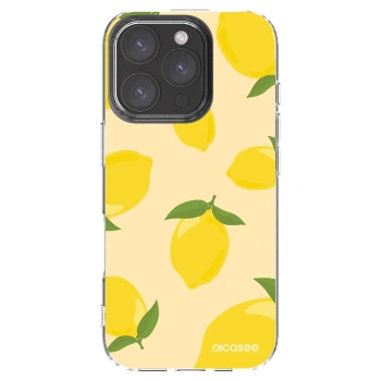 Picasee διαφανής θήκη σιλικόνης Apple iPhone 16 Pro - Limoncella