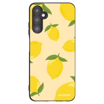 Picasee Μαύρη θήκη σιλικόνης για Samsung Galaxy A05s A057G - Limoncella