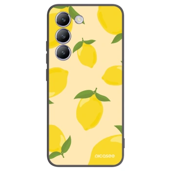 Picasee Μαύρη θήκη σιλικόνης για Vivo V40 SE 5G - Limoncella