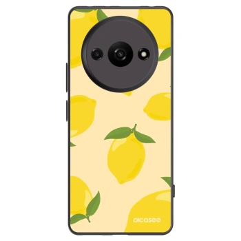 Picasee Μαύρη θήκη σιλικόνης για Xiaomi Redmi A3 - Limoncella