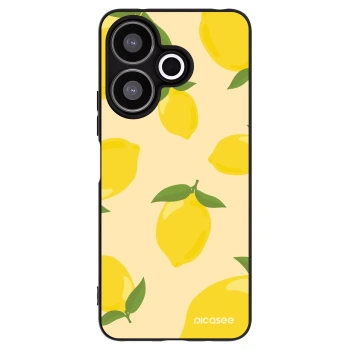 Picasee Μαύρη θήκη σιλικόνης για Xiaomi Redmi 13 4G - Limoncella