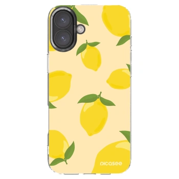 Picasee διαφανής θήκη σιλικόνης Apple iPhone 16 Plus - Limoncella