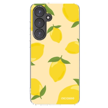 Picasee διαφανής θήκη σιλικόνης Samsung Galaxy S24 FE S721B - Limoncella