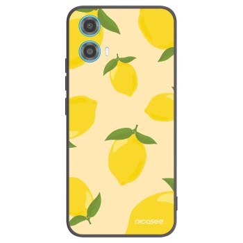 Picasee Μαύρη θήκη σιλικόνης για Motorola Moto G34 5G - Limoncella