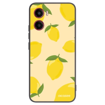 Picasee Μαύρη θήκη σιλικόνης για Motorola Moto G05 - Limoncella