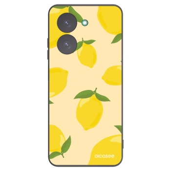 Picasee Μαύρη θήκη σιλικόνης για Xiaomi Redmi A5 - Limoncella