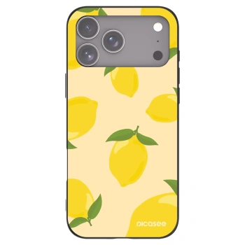 Picasee Μαύρη θήκη σιλικόνης για Apple iPhone 17 Pro Max - Limoncella