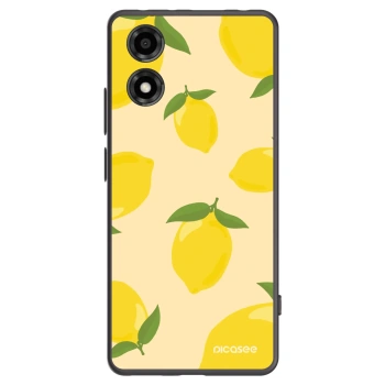 Picasee Μαύρη θήκη σιλικόνης για Motorola Moto E14 - Limoncella