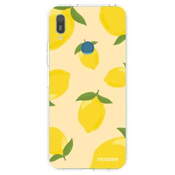 Picasee διαφανής θήκη σιλικόνης Huawei Y6 2019 - Limoncella