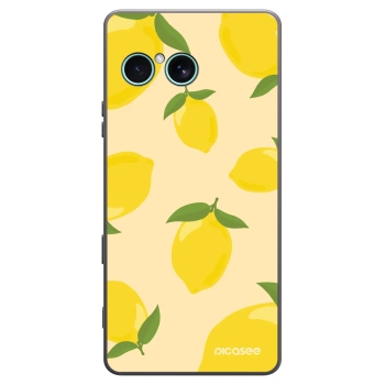 Picasee Μαύρη θήκη σιλικόνης για Sony Xperia 10 VII - Limoncella