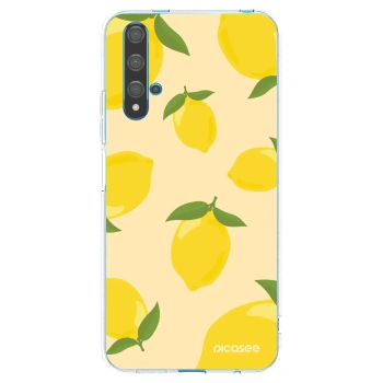 Picasee διαφανής θήκη σιλικόνης Huawei Nova 5T - Limoncella