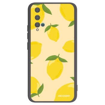 Picasee Μαύρη θήκη σιλικόνης για Huawei Nova 5T - Limoncella