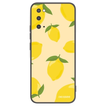 Picasee Μαύρη θήκη σιλικόνης για Samsung Galaxy S20 G980F - Limoncella
