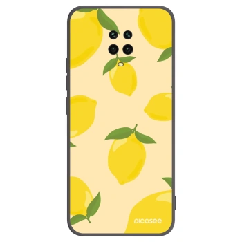 Picasee Μαύρη θήκη σιλικόνης για Xiaomi Redmi Note 9 Pro - Limoncella
