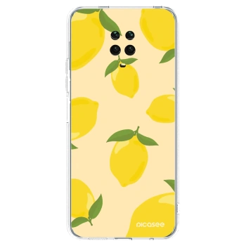 Picasee διαφανής θήκη σιλικόνης Xiaomi Redmi Note 9S - Limoncella