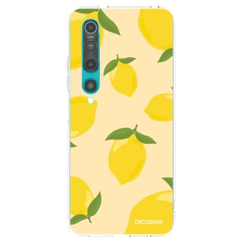 Picasee διαφανής θήκη σιλικόνης Xiaomi Mi 10 - Limoncella