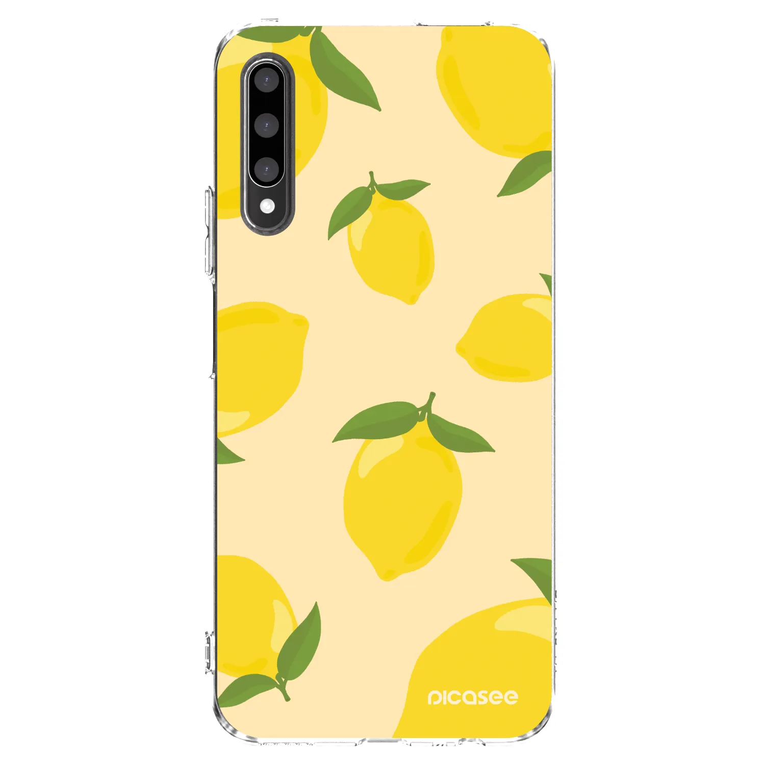 Picasee διαφανής θήκη σιλικόνης Honor 9X Pro - Limoncella