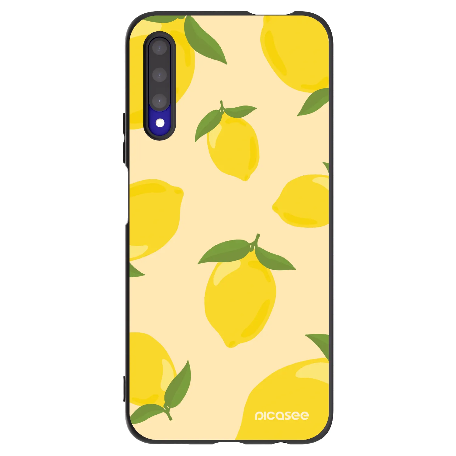 Picasee Μαύρη θήκη σιλικόνης για Honor 9X Pro - Limoncella