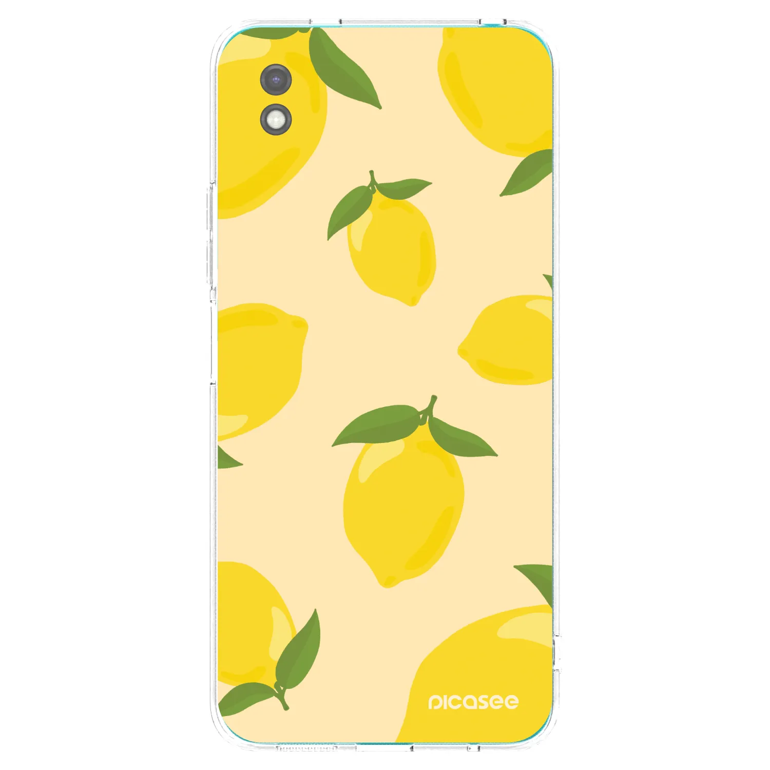 Picasee Μαύρη θήκη σιλικόνης για Xiaomi Redmi 9A - Limoncella