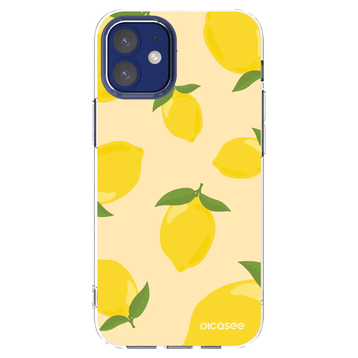 Picasee διαφανής θήκη σιλικόνης Apple iPhone 12 mini - Limoncella