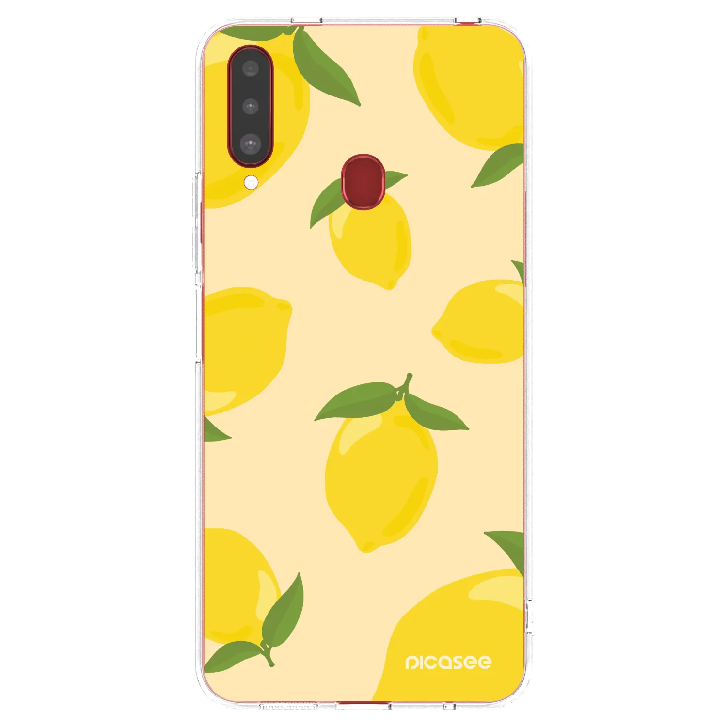 Picasee διαφανής θήκη σιλικόνης Samsung Galaxy A20s - Limoncella
