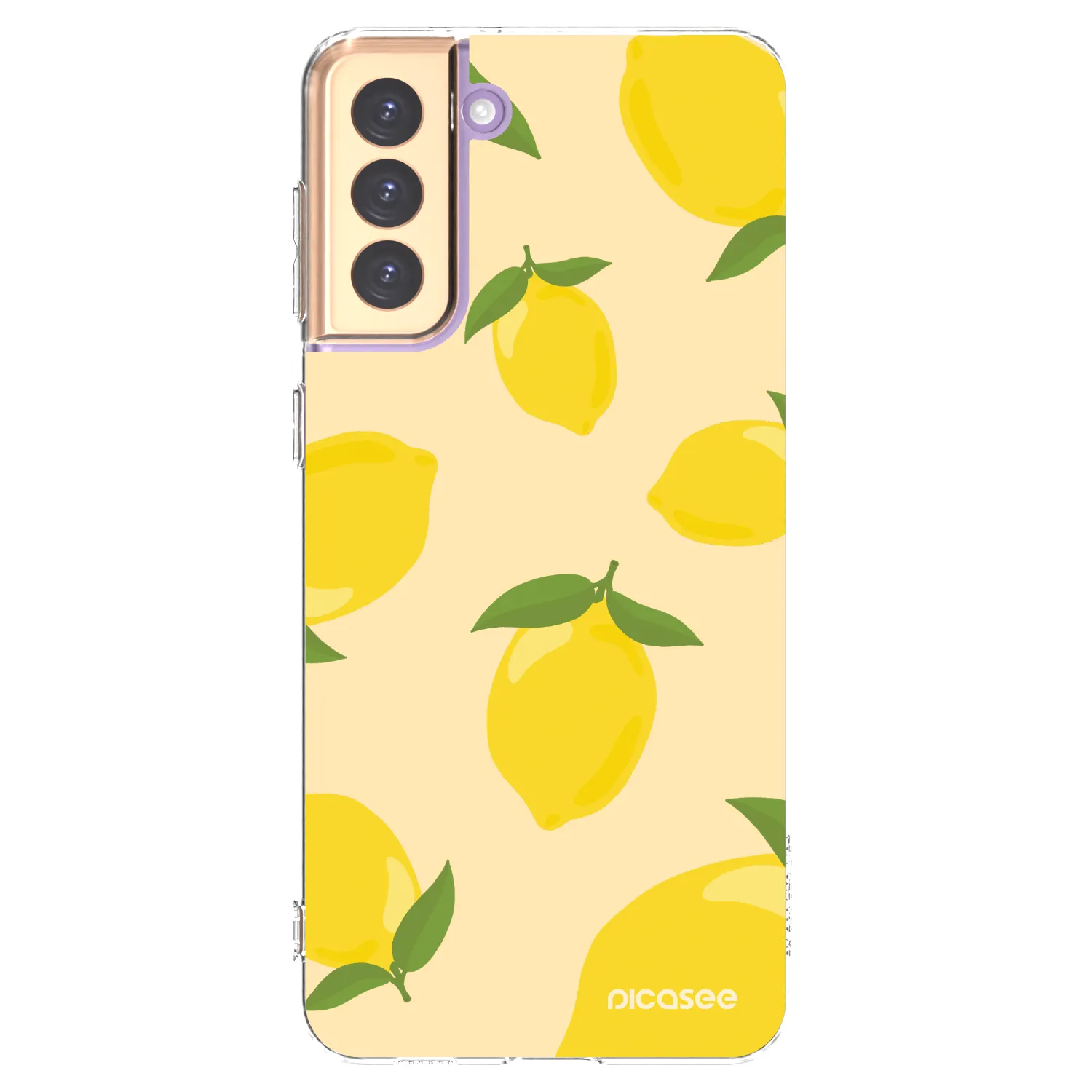 Picasee διαφανής θήκη σιλικόνης Samsung Galaxy S21+ 5G G996F - Limoncella