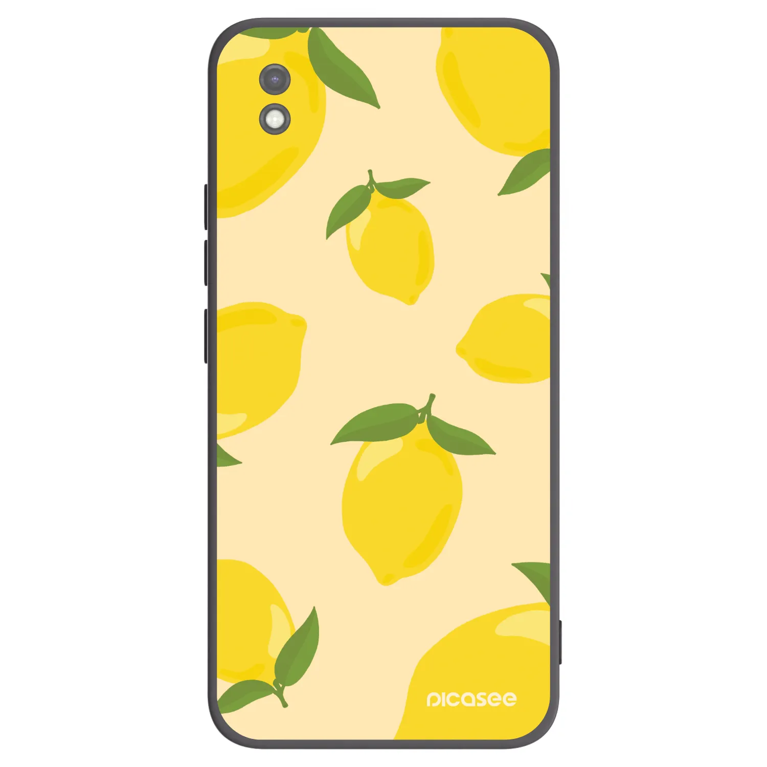 Picasee Μαύρη θήκη σιλικόνης για Xiaomi Redmi 9AT - Limoncella